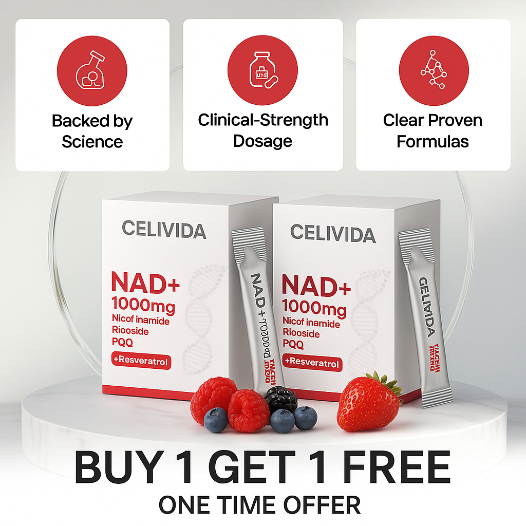 [ONE TIME OFFER] BUY 1 GET 1 FREE NAD+ Berry Flavor Drink Mix